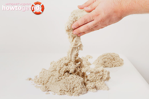 How to make kinetic sand