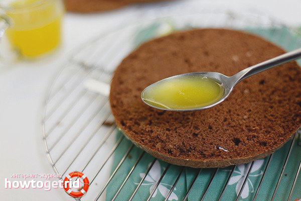 How to make syrup for soaking biscuit