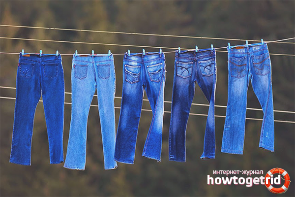 How to dry jeans so they shrink