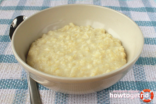 How to cook millet porridge in milk