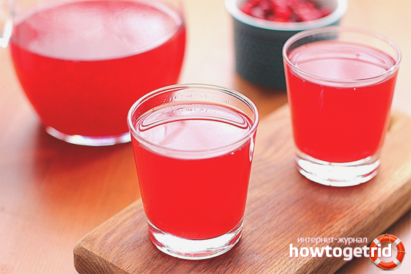 How to cook jelly from berries and starch