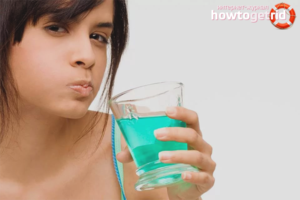 Rinse to relieve flux inflammation