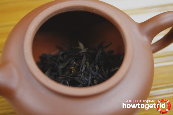 Compliance with the dosage of tea