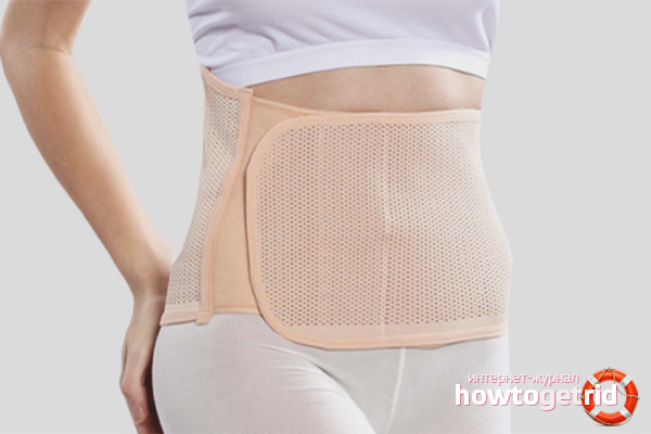 Verband nach der Geburt