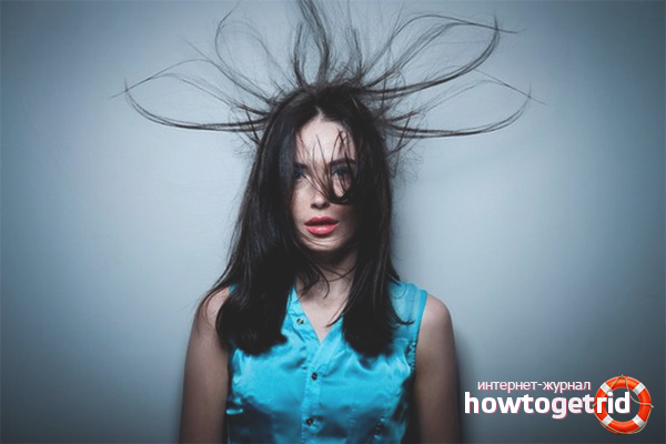 What to do so that the hair does not become electrified