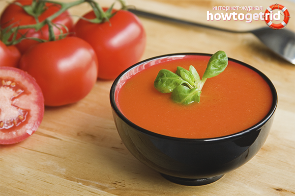 Wine vinegar gazpacho