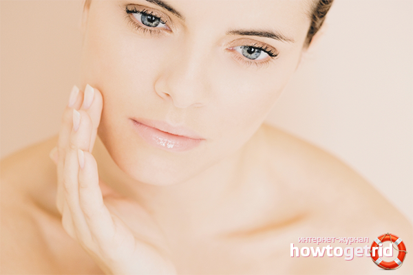 How to clean your face from age spots