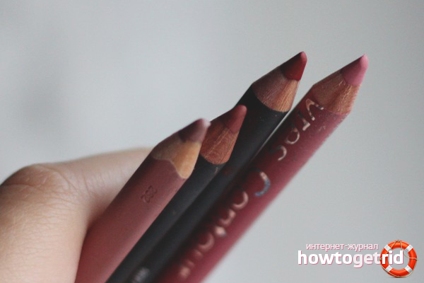 How to choose the color of a contour pencil