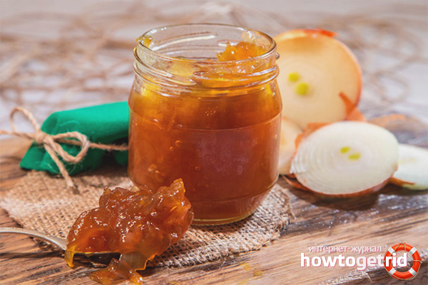 Onion jam with honey