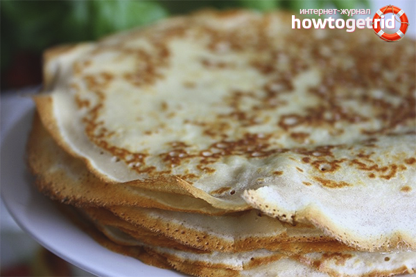 Kefir pancakes