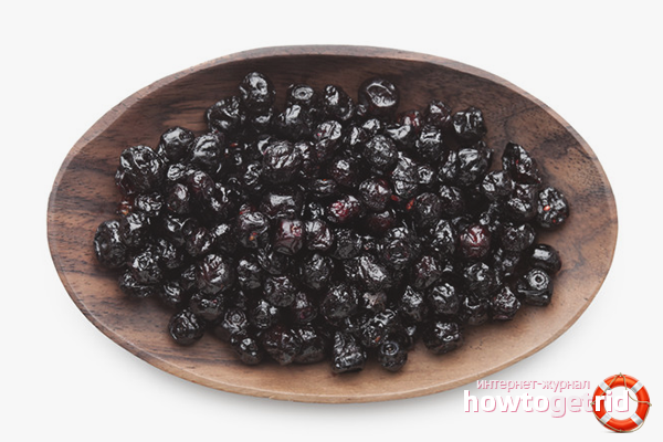 How to store dried chokeberry