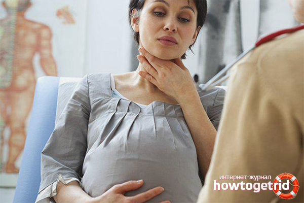 How to treat a throat during pregnancy