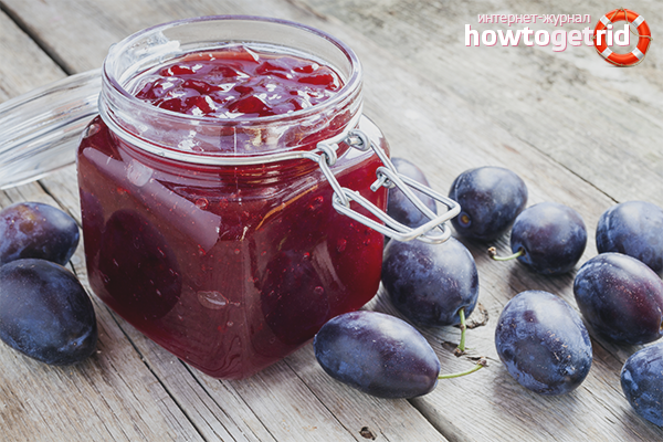 How to cook plum jam