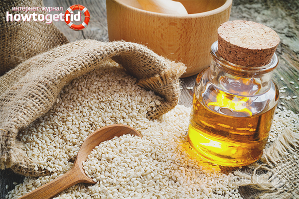 Pure sesame oil for hair