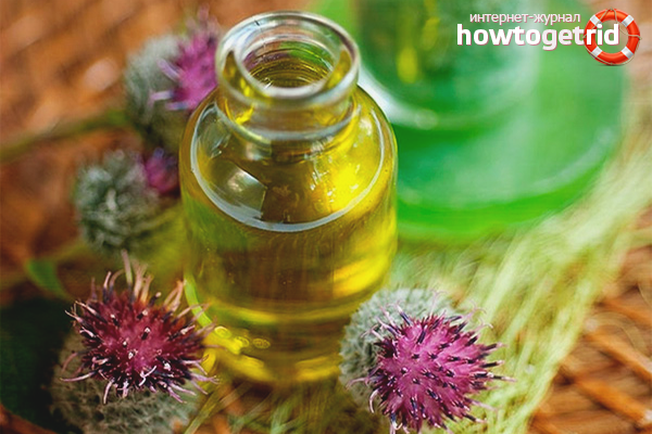 Burdock oil for hair