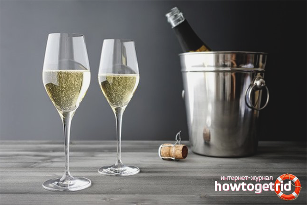 How to drink champagne