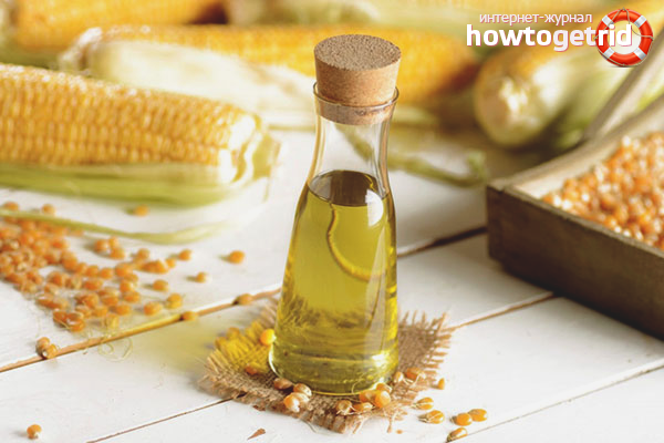 Corn oil for moisturizing hair