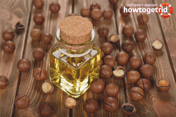 Macadamia oil for hair