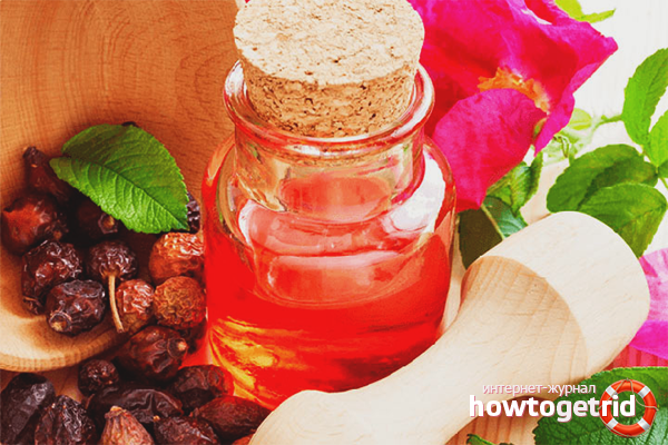 Rosehip oil to combat hair damage