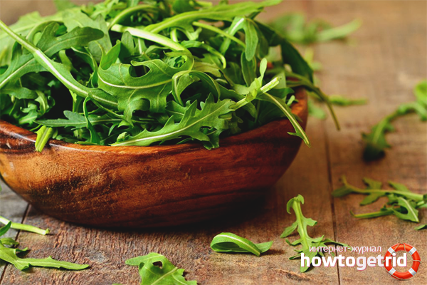 External use of arugula