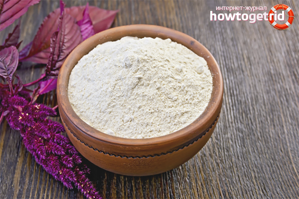 The benefits and harms of amaranth flour