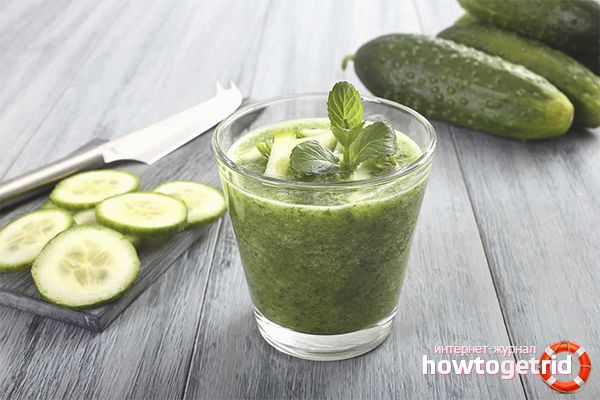 The benefits and harms of cucumber juice