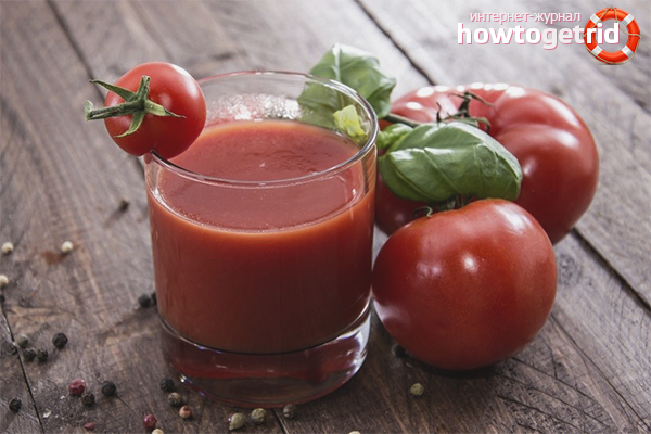 The benefits and harms of tomato juice