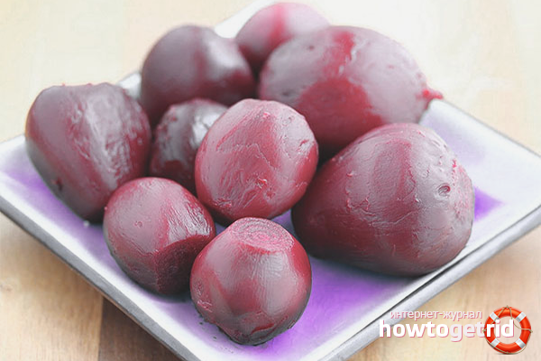 The benefits and harms of boiled beets