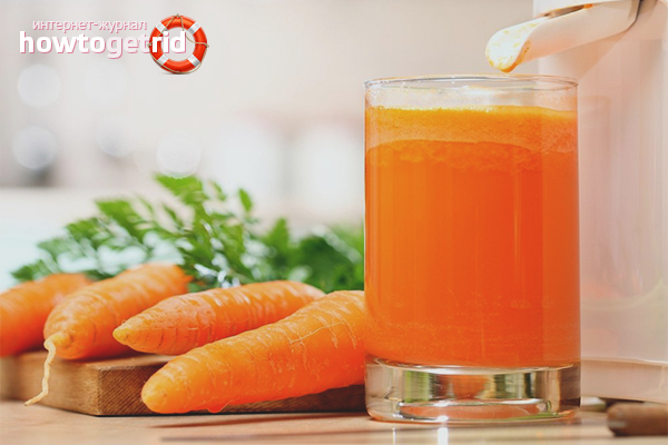 The benefits of carrot juice for the skin