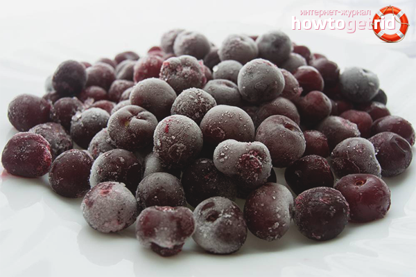 How to freeze cherries for the winter