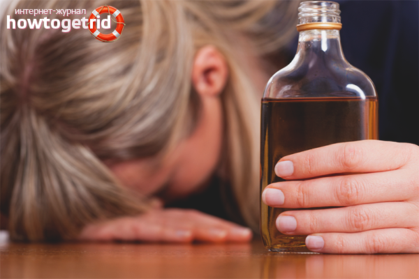 First aid for alcohol poisoning