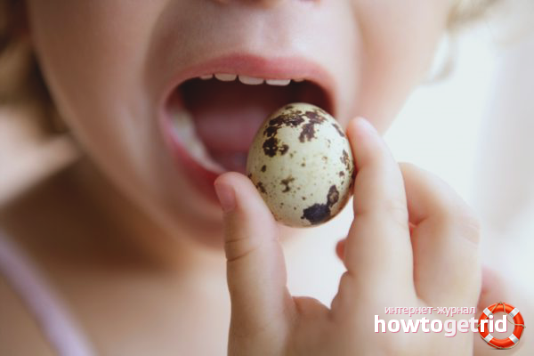 The benefits of quail eggs for children
