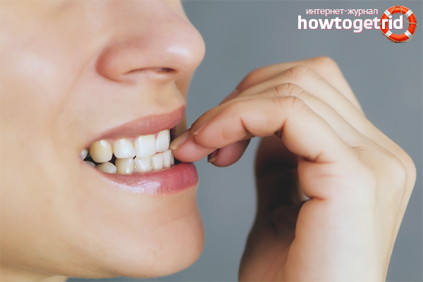 Habitude à se ronger les ongles