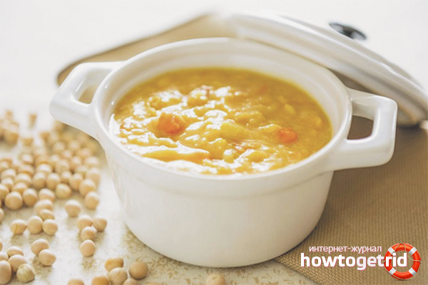 The benefits and harms of pea porridge