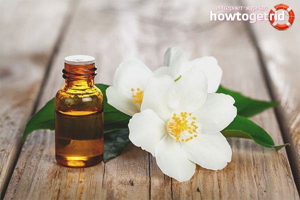 The use of jasmine oil in cosmetology