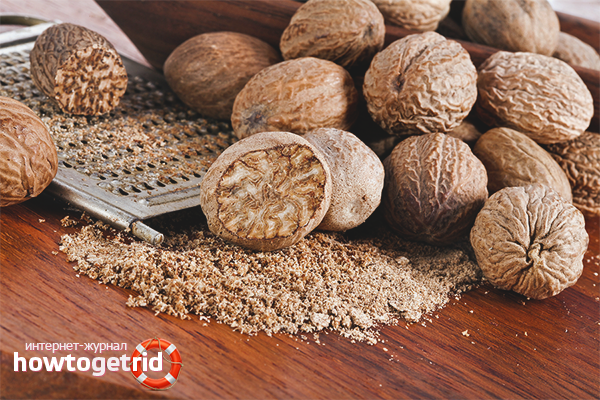 Nutmeg in cosmetology