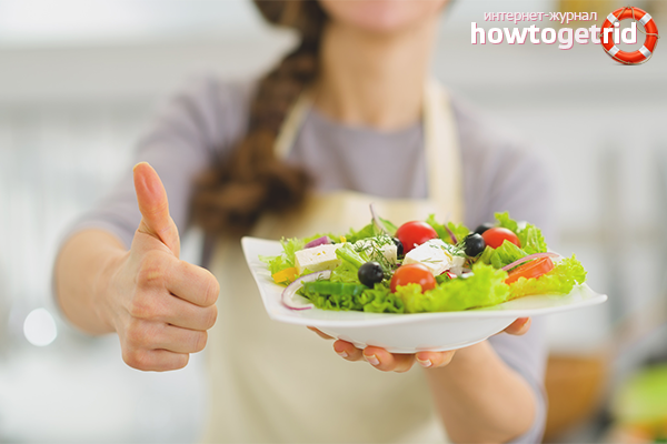 Nutrition for removing excess water from the body