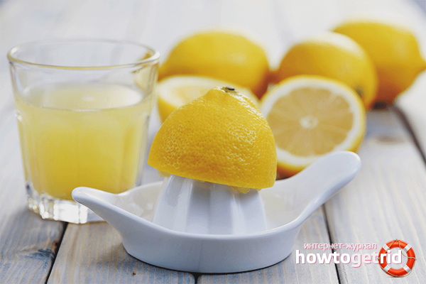 The harm of lemon juice