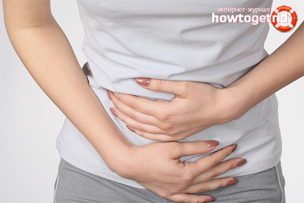 Stomach aches after eating