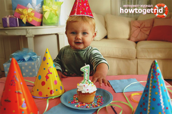 How to celebrate a child's birthday 1 year