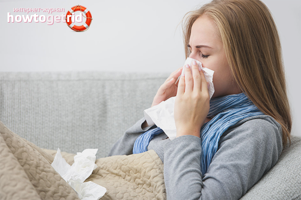 How to cure a runny nose with home remedies