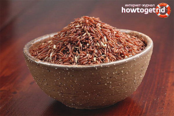 Roter Reis für Pilaw