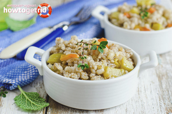 Barley with gastritis