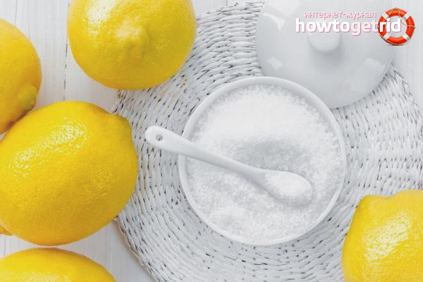 Weight loss with citric acid per month