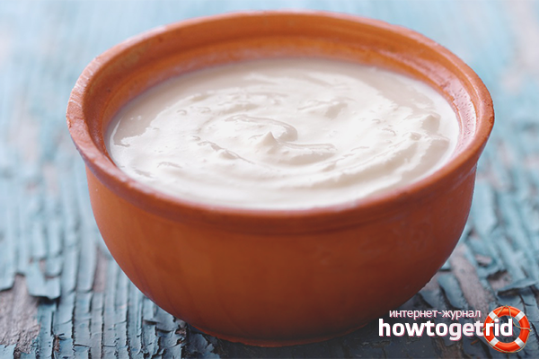 Yogurt in cosmetology