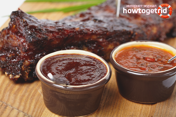 How to serve barbecue sauce