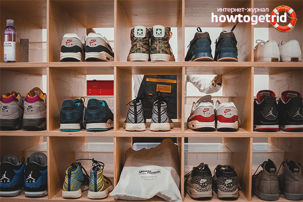How to store shoes