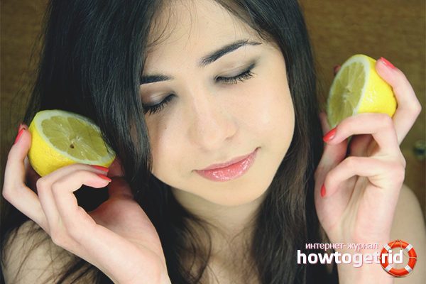 Lemon for hair