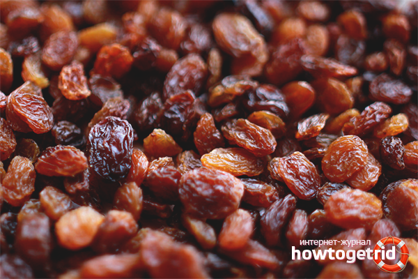 Les bienfaits des raisins secs