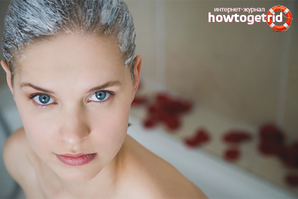 The use of kefir hair masks